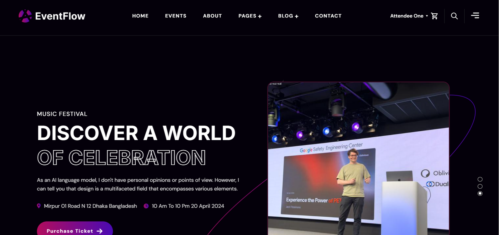 EventFlow: Role-Based Event Management System (Laravel + React)
